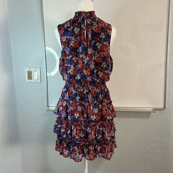 1. State Floral Dress. Tiered Ruffled Smocked waist Large - Picture 4 of 6